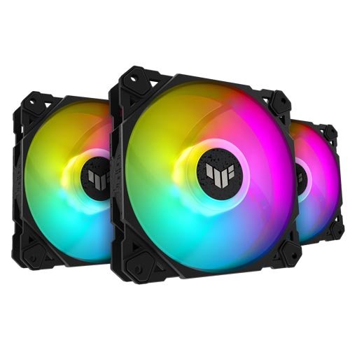 ASUS TUF Gaming TF120 ARGB Fan – Triple Fan Kit with ARGB Controller 8 ASUS TUF Gaming TF120 ARGB Fan – Triple Fan Kit with ARGB Controller