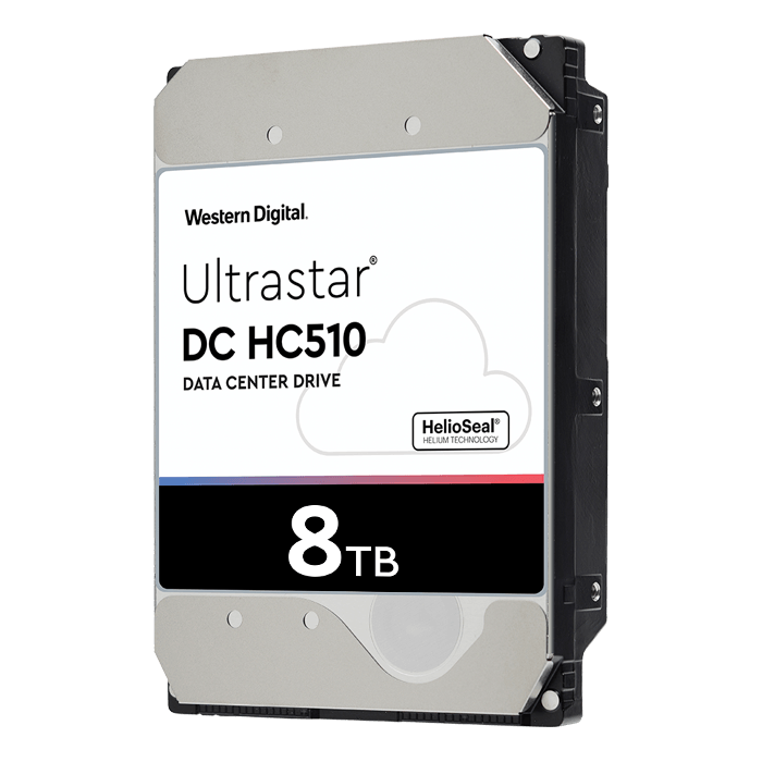 WD Ultrastar DC HC510 8TB 7200 RPM Desktop Internal Hard Drive HUH721008ALE604