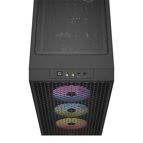 Corsair 3000D RGB Airflow Mid-Tower (ATX) Cabinet (Black) CC-9011255-WW 2 Corsair 3000D RGB Airflow Mid-Tower (ATX) Cabinet (Black) CC-9011255-WW