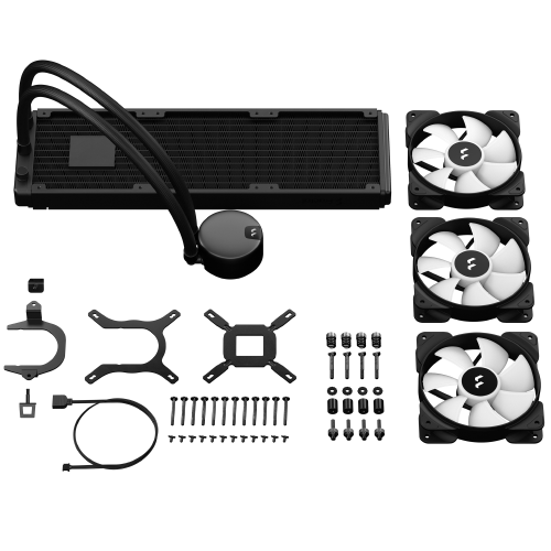 Fractal Design Lumen S36 RGB V2 360mm Liquid CPU Cooler With Triple Fans FD-W-L1-S3612