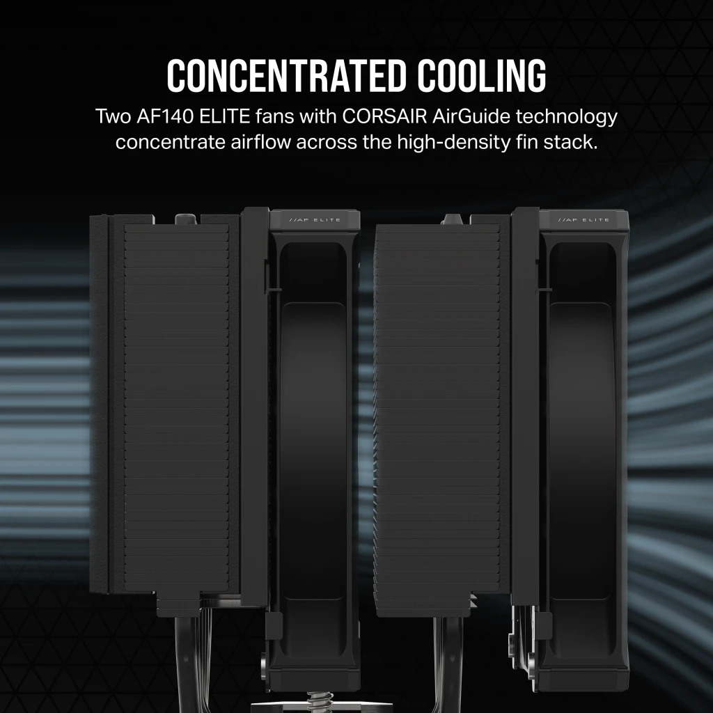 Free Corsair T-Shirt with Corsair A115 Twin Tower CPU Air Cooler CT-9010011-WW