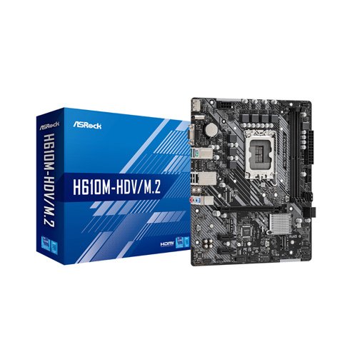 ASRock H610M-HDV/M.2 LGA 1700 DDR4 Micro ATX Intel Motherboard
