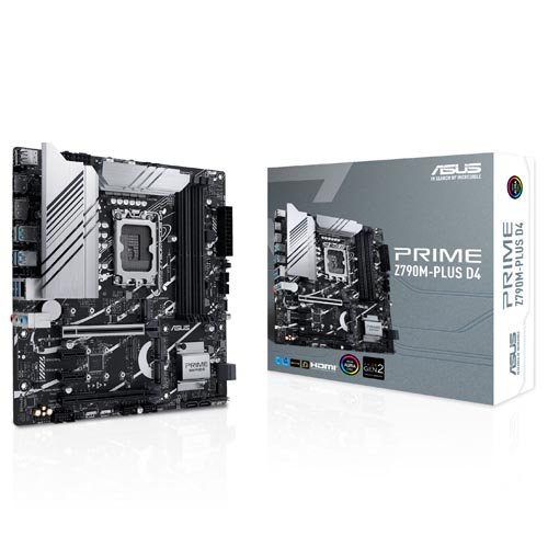ASUS PRIME Z790M-PLUS D4 LGA 1700 ATX Z790 Motherboard
