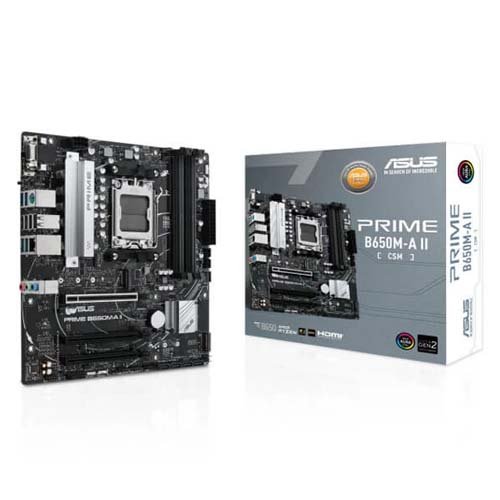 ASUS Prime B650M-A II CSM AMD Ryzen AM5 Micro-ATX B650 Motherboard