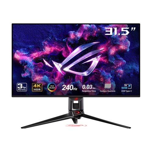 ASUS ROG Swift 31.5" OLED 4K HDR 240 Hz Gaming Monitor PG32UCDM