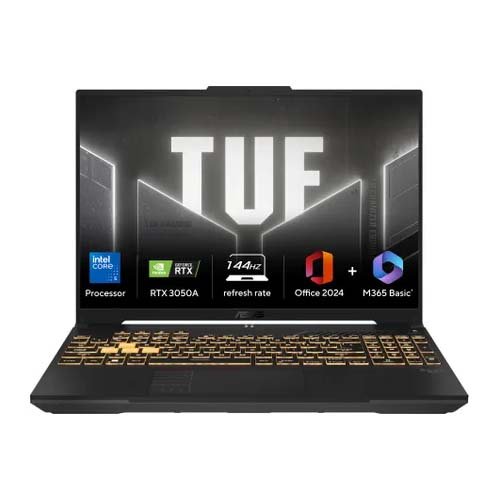 ASUS TUF Gaming F16 16 inch Intel Core 5 210H, RTX 3050 GPU 16GB RAM 512GB SSD Gaming Laptop FX607VB-RL076WS