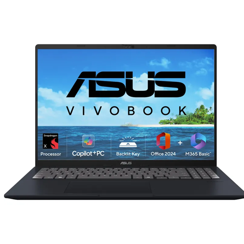 ASUS VIVOBOOK 16 16 Inch SNAPDRAGON X X1 26100 16GB DDR5 RAM 512GB SSD Gaming Laptop X1607QA-MB049WS