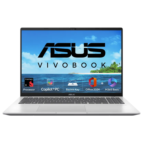 ASUS VIVOBOOK 16 16 Inch SNAPDRAGON X X1 26100 8GB DDR5 RAM 512GB SSD Gaming Laptop X1607QA-MB050WS