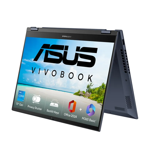 ASUS VIVOBOOK S14 FLIP 14 Inch INTEL I5-13420H 16GB DDR4 RAM 512GB SSD Gaming Laptop TP3402VAO-LZ619WS