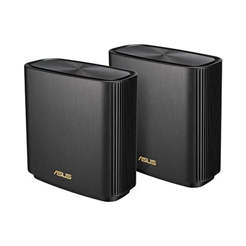 ASUS ZENWIFI AX (XT8) AX6600 TRI-BAND Wireless Black Router (Dual Pack)
