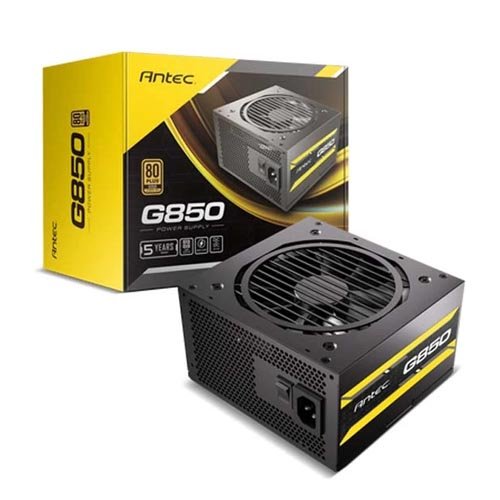 Antec G850 850 Watt 80 Plus Gold SMPS Power Supply G850-GB