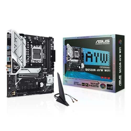 Asus B650M-AYW WIFI B650 DDR5 M-ATX Motherboard