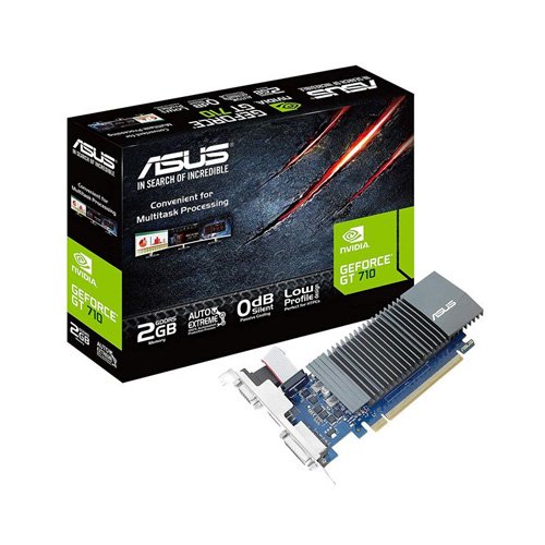 ASUS GeForce GT 710 2GB GDDR5 EVO Graphics Card GT710-SL-2GD5-BRK-EVO