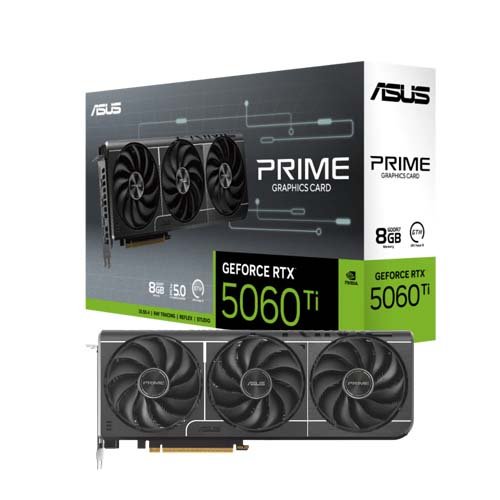 Asus Prime GeForce RTX 5060 Ti Edition 8GB GDDR7 Graphics Card PRIME-RTX5060TI-8G