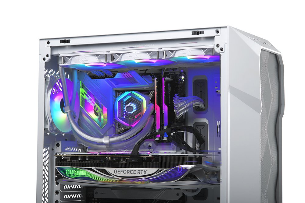 Cooler Master MasterLiquid 360 Atmos ARGB 360mm CPU Liquid Cooler (White) MLX-D36M-A25PZ-RW