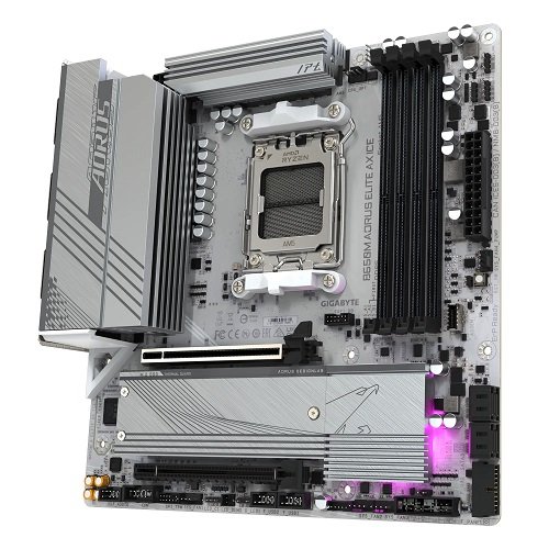 Gigabyte B650M AORUS ELITE AX ICE AM5 Micro ATX Motherboard