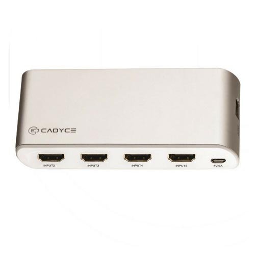 Cadyce 5-Port HDMI Switcher with Remote CA-5HDS