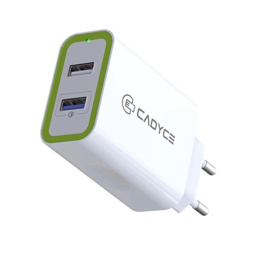 Cadyce 30W Dual USB Wall Charger CA-DUWC