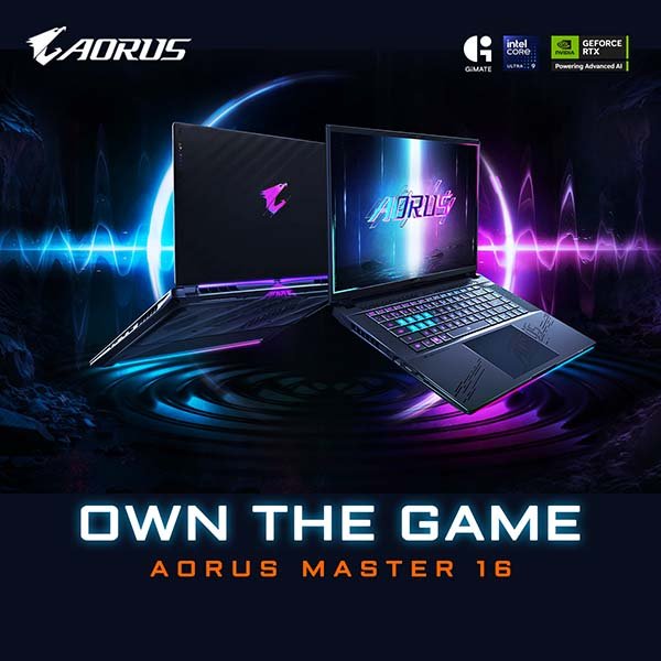 Gigabyte AORUS MASTER 16 16 inch Intel Ultra 9 275HX RTX 5080 16GB, 32GB DDR5 RAM 2TB SSD Gaming Laptop BYH-C5INE65SH 15 Gigabyte AORUS MASTER 16 16 inch Intel Ultra 9 275HX RTX 5080 16GB, 32GB DDR5 RAM 2TB SSD Gaming Laptop BYH-C5INE65SH