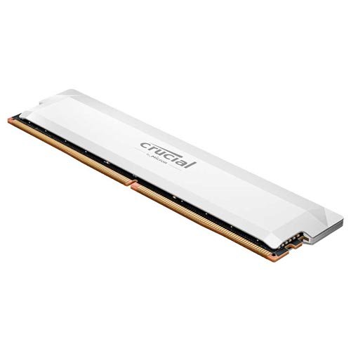 Crucial Pro Overclocking 16GB DDR5 6000MHz UDIMM Desktop Memory White CP16G60C36U5W