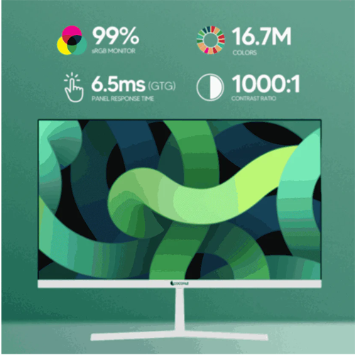 Coconut 27HDG 27 inch LED Frameless Ultra slim HD Monitor, 75Hz Refresh Rate, 1080p 3 Coconut 27HDG 27 inch LED Frameless Ultra slim HD Monitor, 75Hz Refresh Rate, 1080p