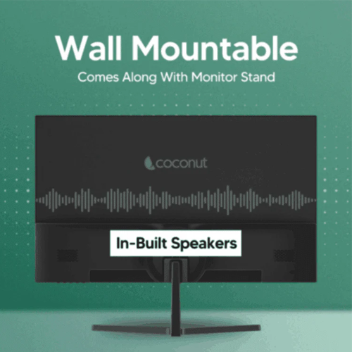 Coconut 27HDG 27 inch LED Frameless Ultra slim HD Monitor, 75Hz Refresh Rate, 1080p