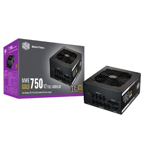 Cooler Master MWE Gold 750 V2 Full Modular SMPS MPE-7501-AFAAG-IN