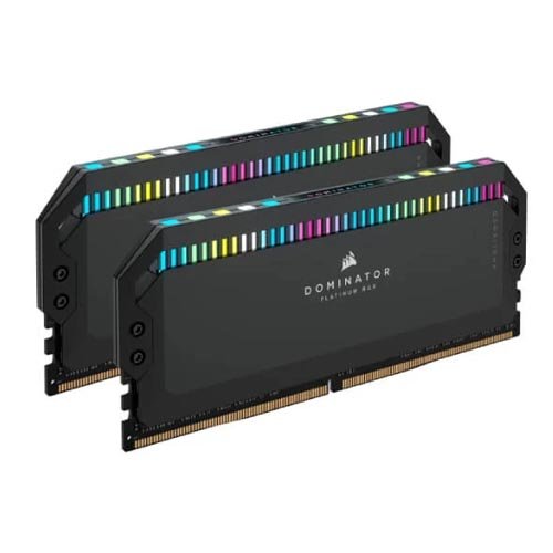 Corsair Dominator Platinum RGB DDR5 32GB (16GBx2) 6000MHz Ram (Black) CMT32GX5M2E6000C36