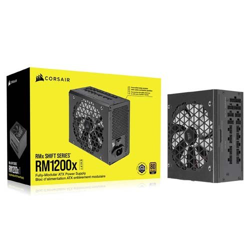 Corsair RM1200x Shift 1200 Watt 80 Plus Gold Power Supply CP-9020254-IN