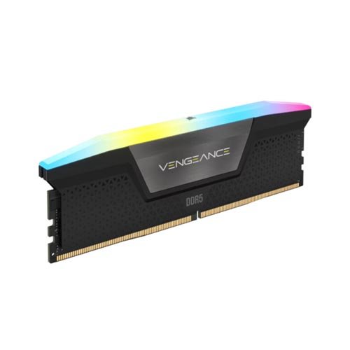 Corsair Vengeance RGB Black 16GB 5600MHz DDR5 Memory Kit CMH16GX5M1B5600C40