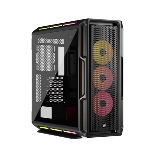 Corsair iCUE LINK 5000T LX Black Tempered Glass ARGB Mid-Tower ATX PC Cabinet CC-9011298-WW