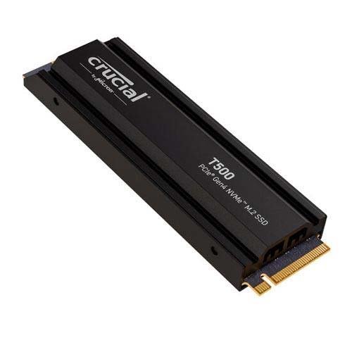 Crucial 1TB T500 PCIe 4.0 x4 M.2 Internal SSD with Heatsink CT1000T500SSD5