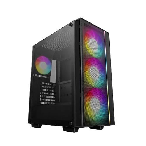 DeepCool Matrexx 55 Mesh V4 C ARGB (ATX) Mid Tower Cabinet (Black) R-MATREXX55-BCAGA4-G-4