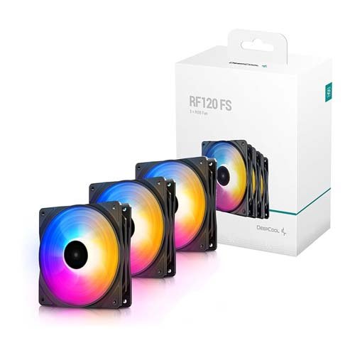 Deepcool RF120 FS 120MM LED Cabinet FAN (TRIPLE PACK) DP-FLED3-RF120FS-3P
