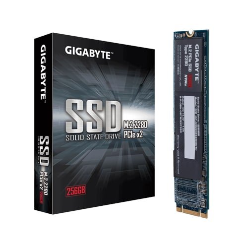 GIGABYTE 256GB M.2 PCIe NVMe SSD GP-GSM2NE3256GNTD