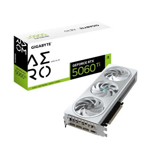 Gigabyte GeForce RTX 5060 Ti Aero OC 8GB GDDR7 Graphic Card GV-N506TAERO OC-8GD