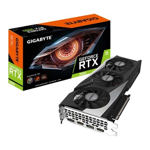 Gigabyte RTX 3060 Gaming OC 12GB LHR Graphic Card (rev. 2.0) GV-N3060Gaming OC-12GD