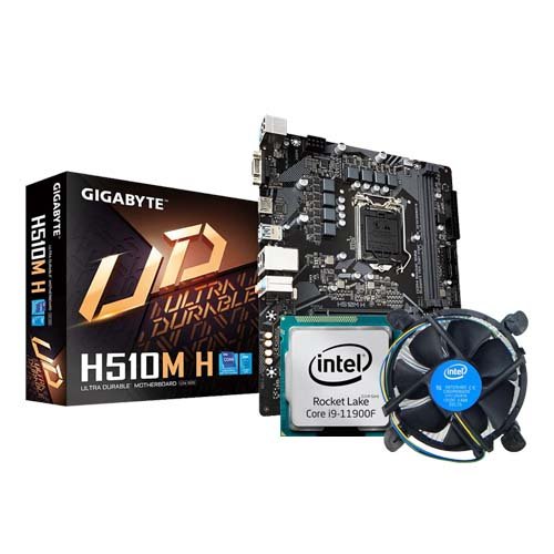 Intel i9-11900F OEM Processor with Gigabyte H510M H Ultra Motherboard Combo Deal