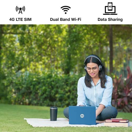 JioBook 11 (2023) Mediatek 8788 Octa-core 4GB LPDDR4 64GB Thin and Light Laptop NB1112MM(BLU)