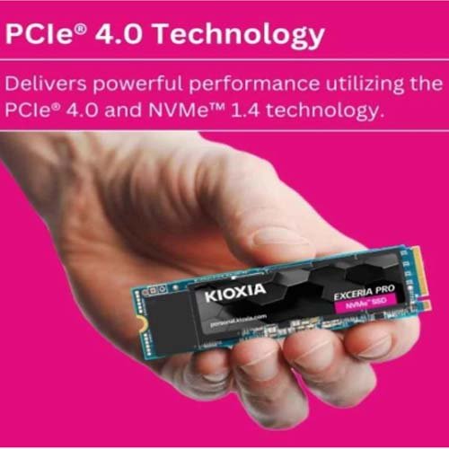 Kioxia Exceria Pro 1TB M.2 NVMe Gen4 Internal SSD LSE10Z001TG8