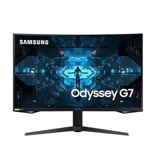 Samsung ODYSSEY G7 32 INCH CURVED MONITOR (1000R CURVED, 1MS Response Time, 240Hz Refresh Rate, FLICKER FREE, QHD VA PANEL, HDMI, Display Port)