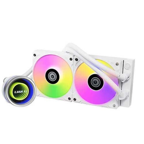 Lian Li Galahad II Trinity ARGB 240mm CPU Liquid Cooler White G89-GA2T24W-IN