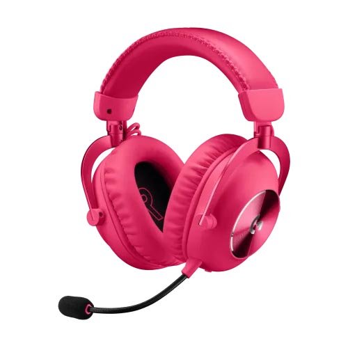 Logitech PRO X 2 LIGHTSPEED LIGHTSPEED Wireless Pink Gaming Headset 981-001276
