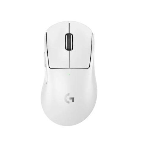 Logitech PRO X SUPERLIGHT 2 DEX LIGHTSPEED Wireless White Gaming Mouse 910-007367