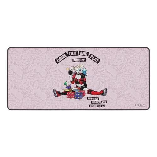 Cybeart Harley Quinn Gaming Desk Mat MP-RA90-HQ01