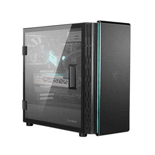 MSI CREATOR 400M RGB (E-ATX) MID TOWER CABINET WITH TEMPERED GLASS SIDE PANEL (BLACK)