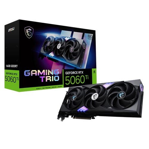 MSI GeForce RTX  5060 Ti 16G GAMING TRIO OC Graphic Card