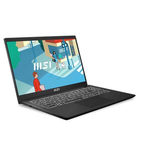 MSI Modern 15 B13M 15.6 Inch i7-1355U LPDDR4 16GB 512GB NVMe PCIe Gen3x4  Gaming Laptop 9S7-15H112-288