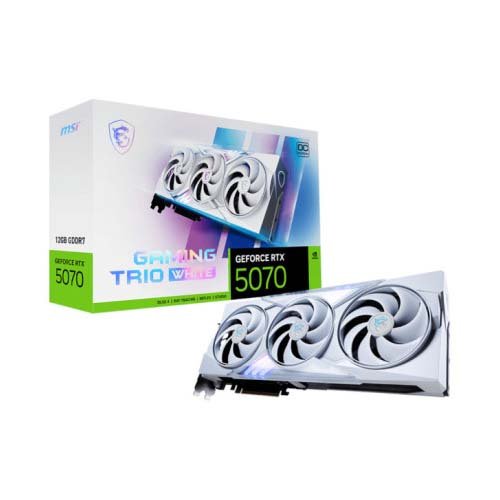 MSI RTX 5070 Gaming Trio OC White 12GB GDDR7 Graphic Card
