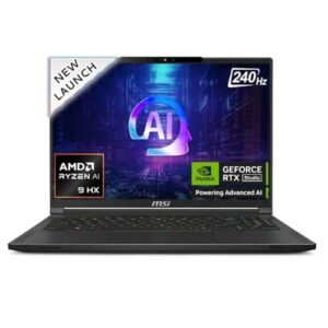 MSI Stealth A16 AI  A3HVGG-074IN 16.0 Inch AMD AI R9-365 32GB RAM 1TB SSD RTX4070 GPU Gaming Laptop 9S7-15FK15-074